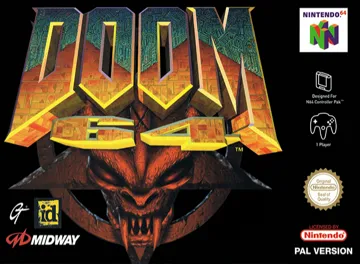 Doom 64 (Europe) box cover front